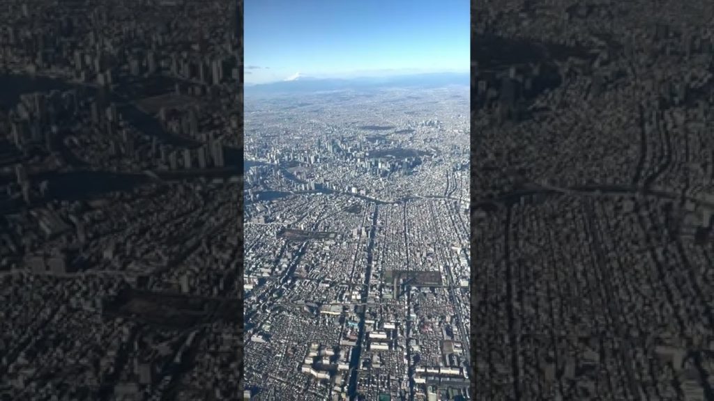 Tokyo & Mt. Fuji From The Sky #Shorts