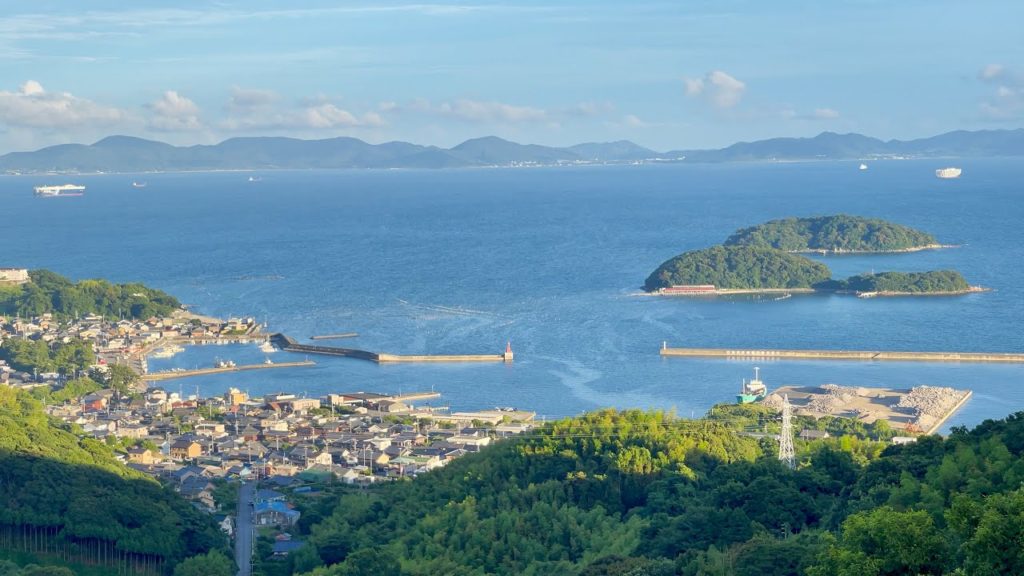 Afternoon Drive from Nishihazu Town Nishio City towards Gamagori City Aichi Japan Afternoon Drive from Nishihazu Town Nishio City towards Gamagori City Aichi Japan