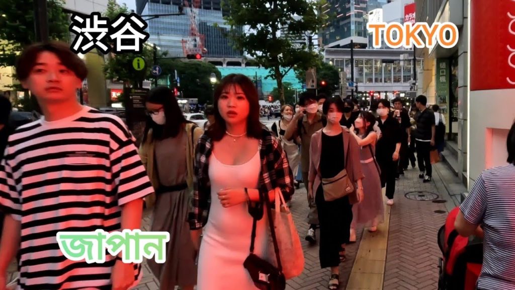 [4K] Summer Relaxing Walking Tour in 💖 Shibuya 🌺 @ WALKING TRAVELER.   Tokyo, Japan. জাপান ভ্রমণ।