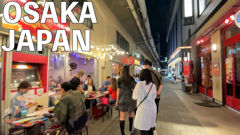 【4K】Osaka izakaya street walk tour | Japan 2022 【4K】Osaka izakaya street walk tour | Japan 2022