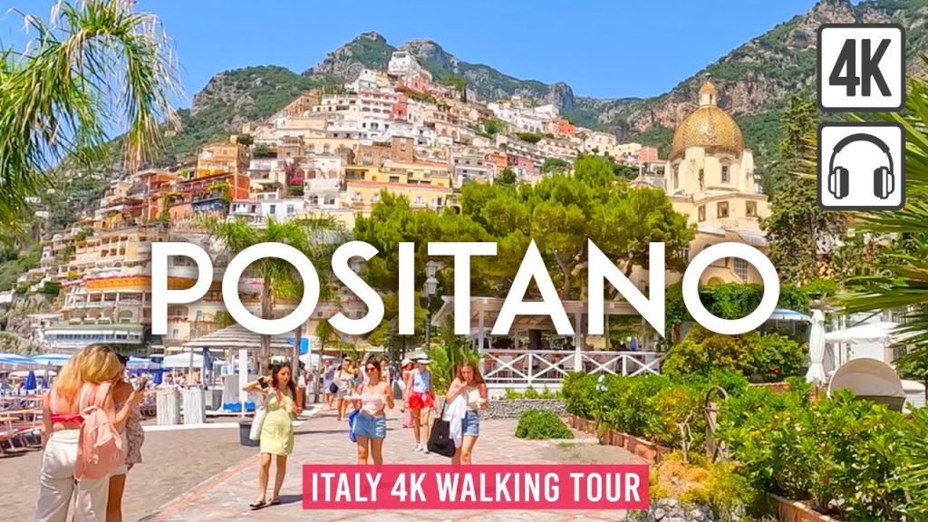 Positano 4K Walking Tour (Italy) - With Captions & Immersive Sound [4K Ultra HD/60fps]