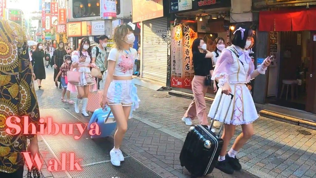 Shibuya Tokyo in Japan walking tour. 【4K ASMR】6.2022