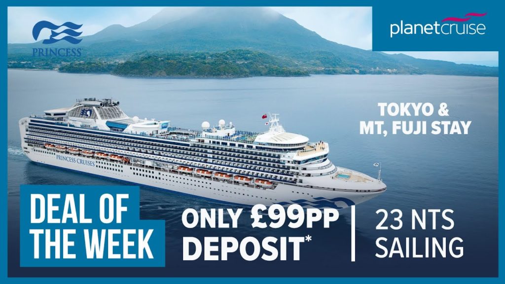 Japan Explorer Cruise on Diamond Princess | Mt Fuji & Tokyo stay | Planet Cruise Deal of the Week