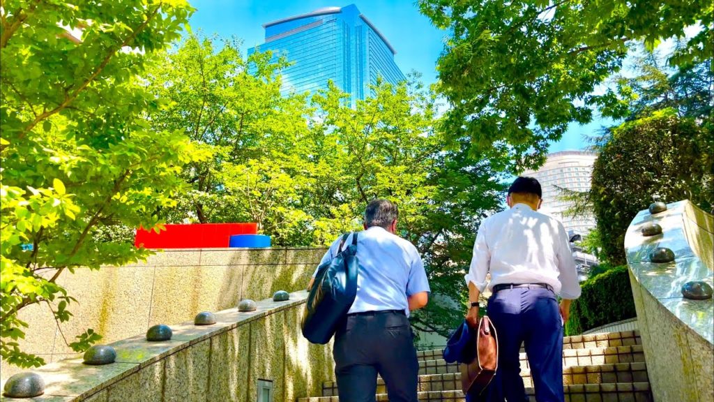 [JAPAN/TOKYO]Nishi-shinjuku Tochomae walking scenery[Tokyo Metropolitan Government]