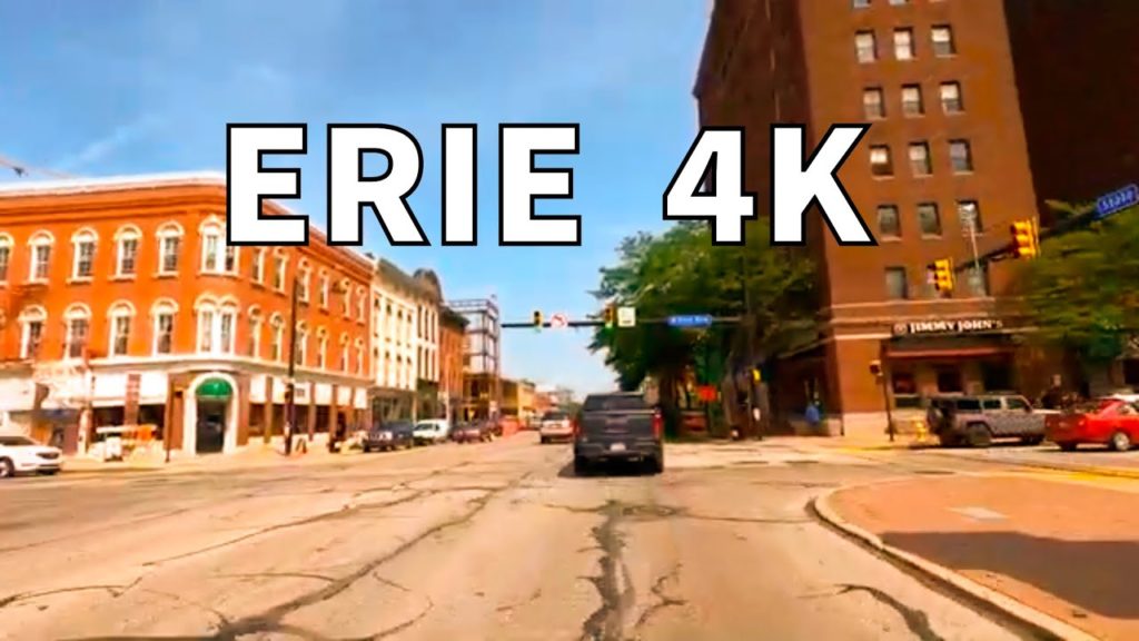 ERIE 4K - Driving Tour - Pennsylvania - 4K UHD 60fps