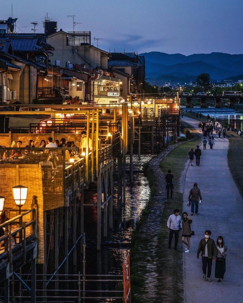 The Kamo River Noryo-Yuka is a summer tradition in Kyoto which has been passed d...