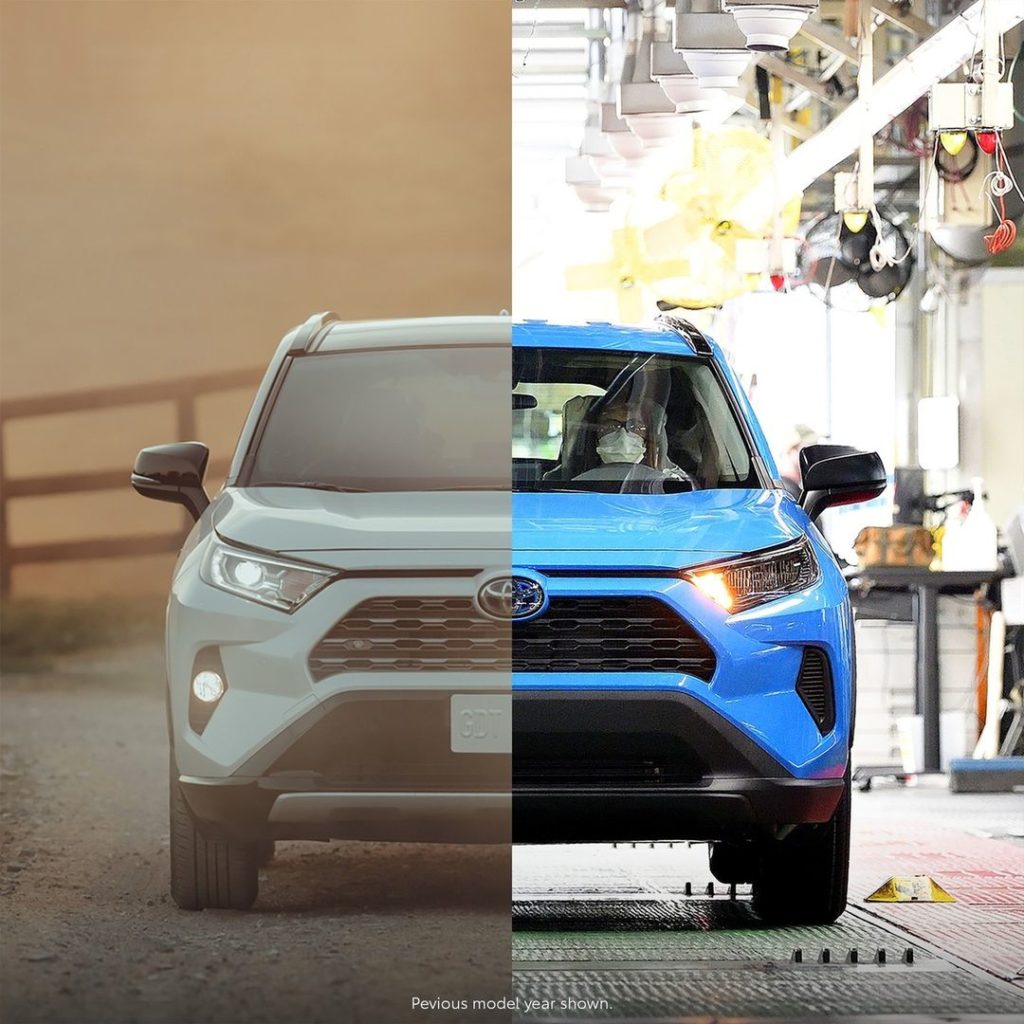 Red, white and blue, through and through. #4thofJuly #RAV4 #Hybrid #LetsGoPlaces...
