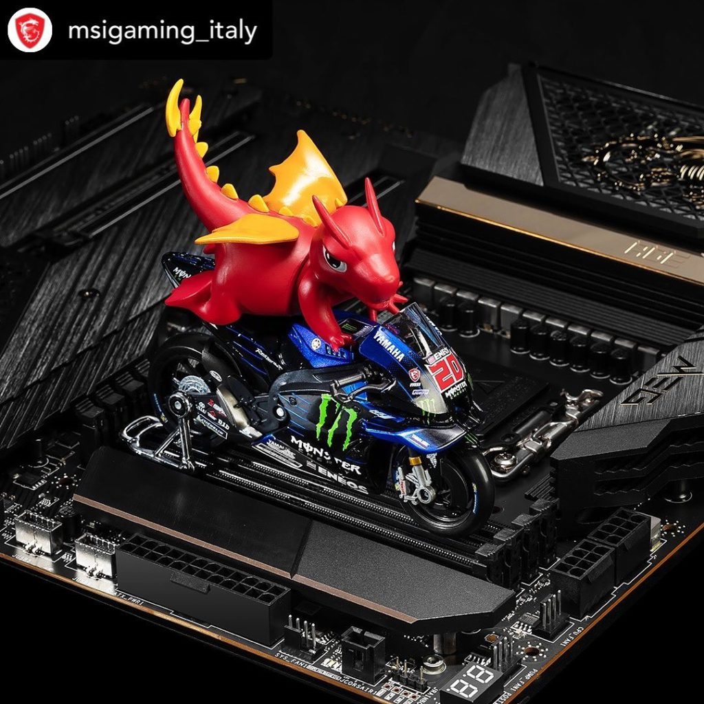 What do @msigaming’s dragon (called Lucky) and @fabioquartararo20 have in common...