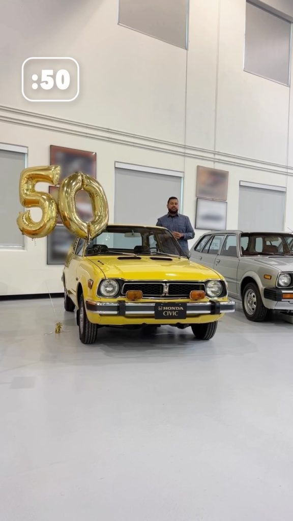 Join us and @omardrives as we celebrate 50 incredible years of Civic in 50 secon...