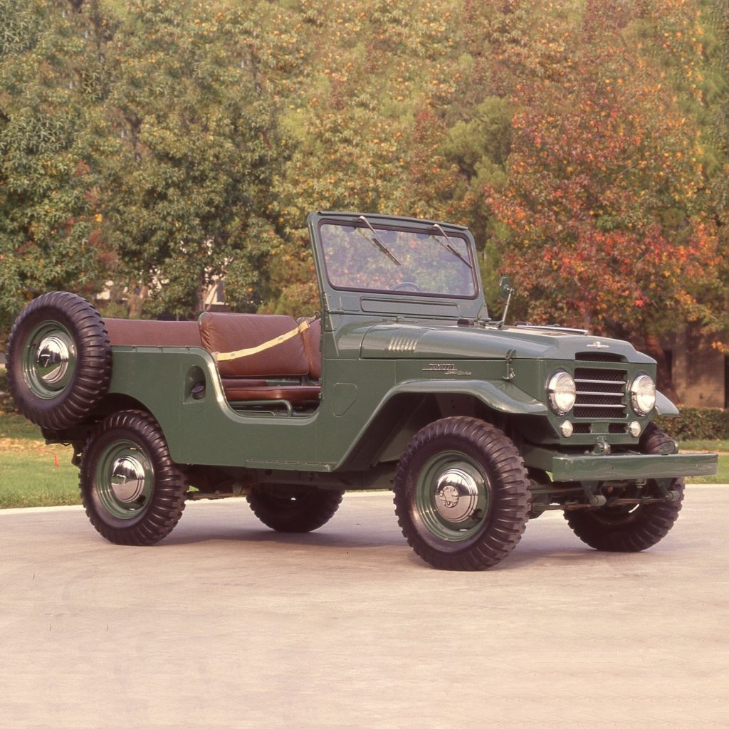 Cruising back to 1961. #TBT #LandCruiser #LetsGoPlaces...