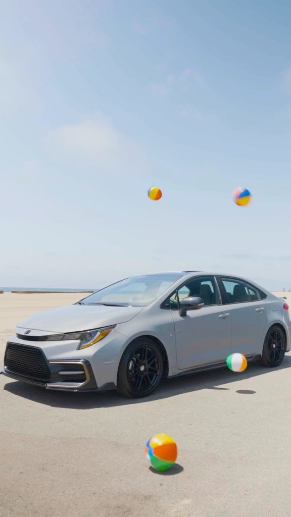 Having a ball this summer! #Corolla Apex #LetsGoPlaces...