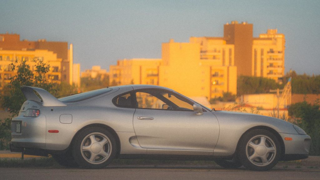 Recently shot my friends Supra Mk4, 90's magazine style.