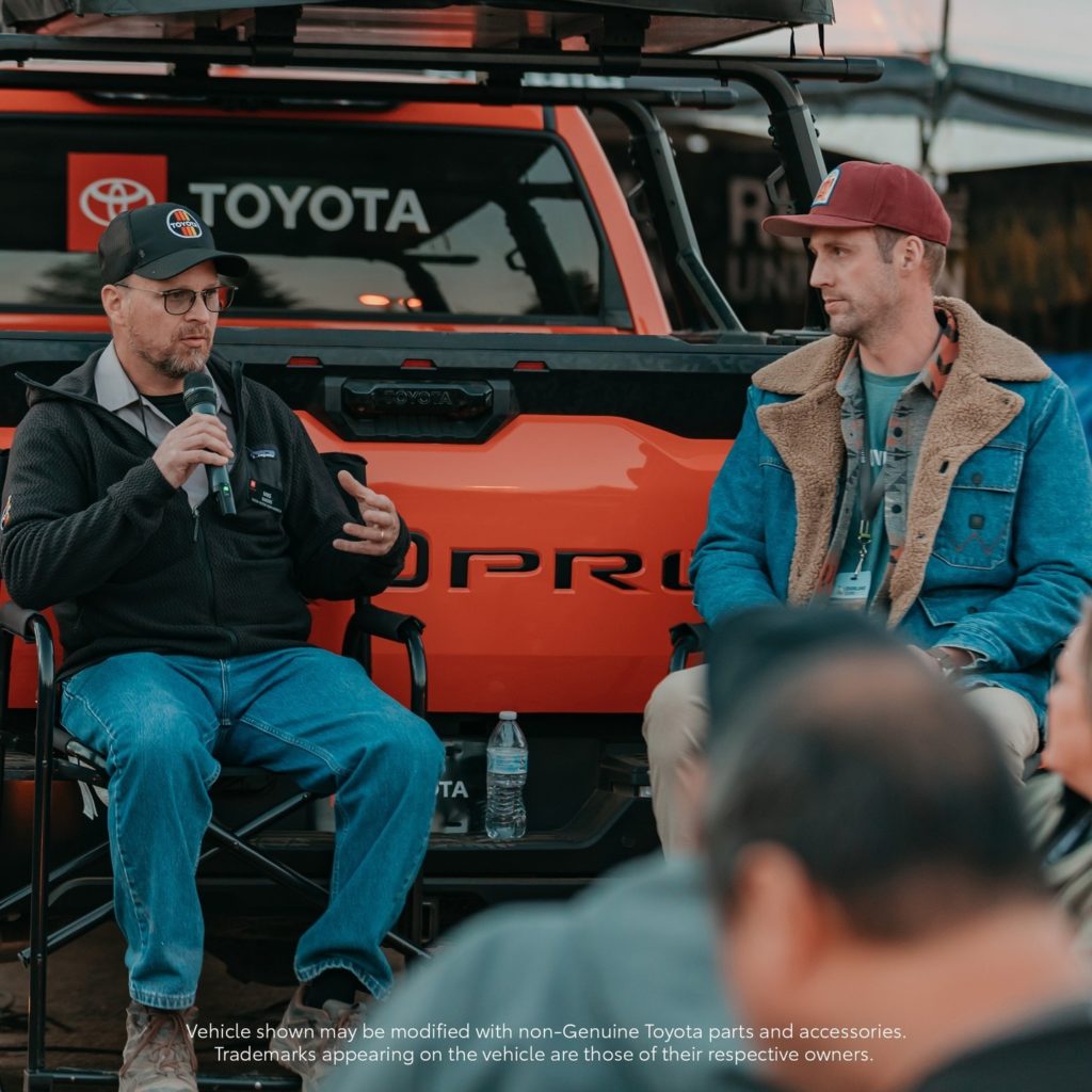 What do you call a bunch of #OverlandExpo fans? A #Tundra fun! #TRD Pro #LetsGoP...