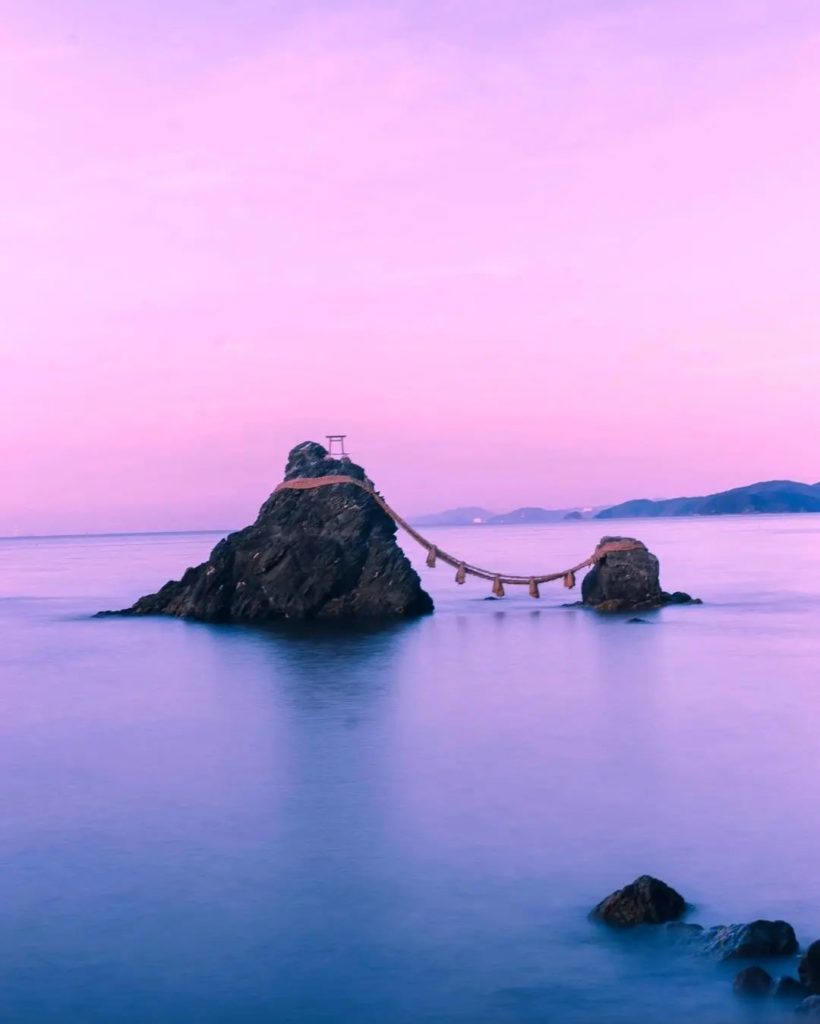 Japan Travel: There are a few places with wedded rocks across Japan, but a set of the most wel… There are a few places with wedded rocks across Japan, but a set of the most wel...
