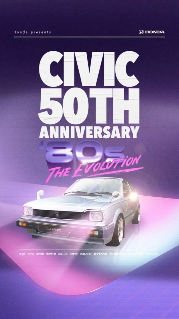 Join us for the #Civic50th as we drive through history in some of the oldest car...