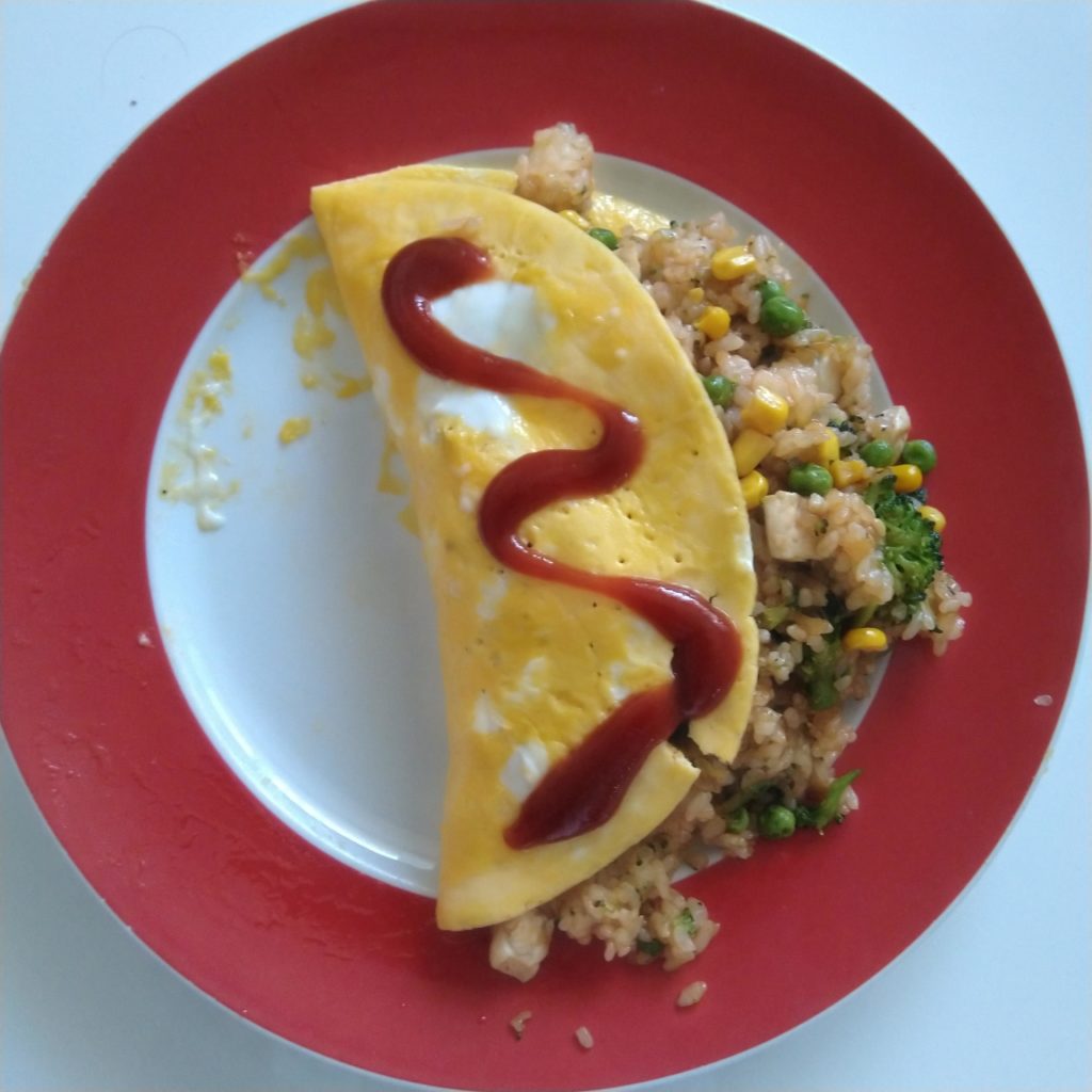 I keep making too much filling for my omurice.