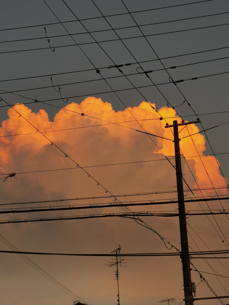 Today's sunset in Kobe