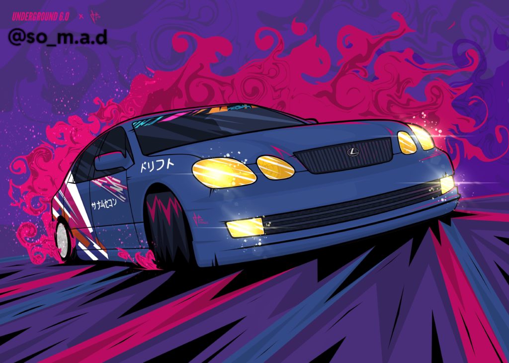 Artwork I made for a GS300 owner. How is it guys?! IG (so_m.a.d)