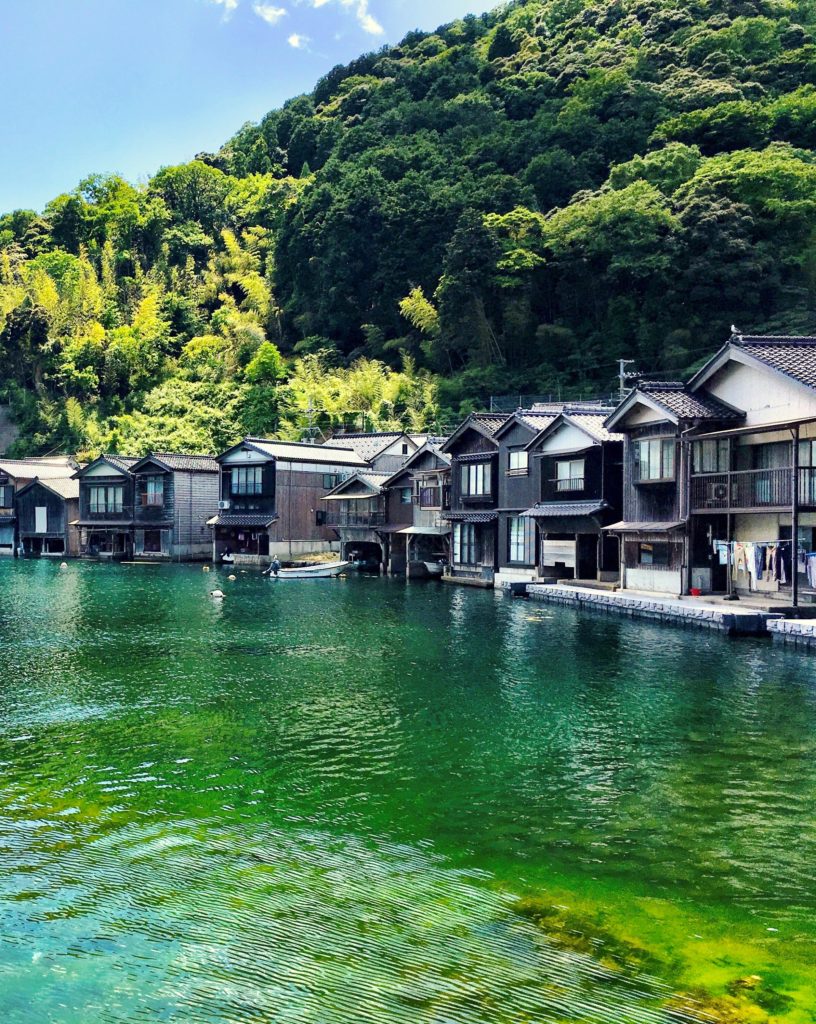 The funaya boathouses of Ine, northern Kyoto Prefecture [OC]