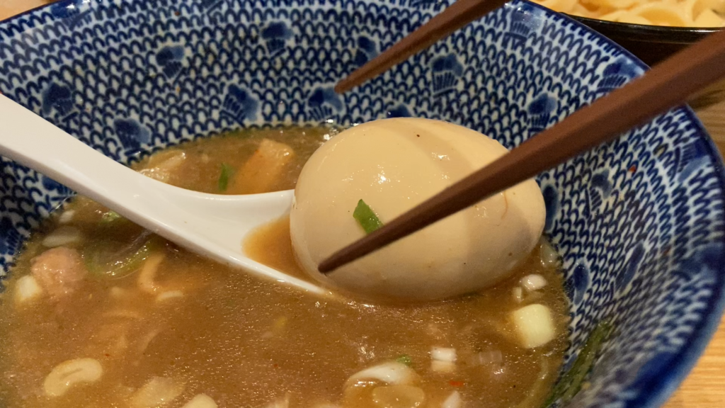 Ajitama ramen egg pop at Hama Momiji in Yokohama