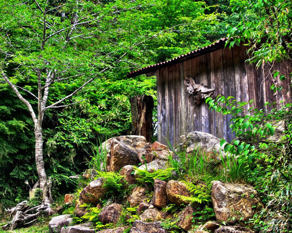 Cabin in the Woods, Japanese style. Horado, Gifu Prefecture. [OC]