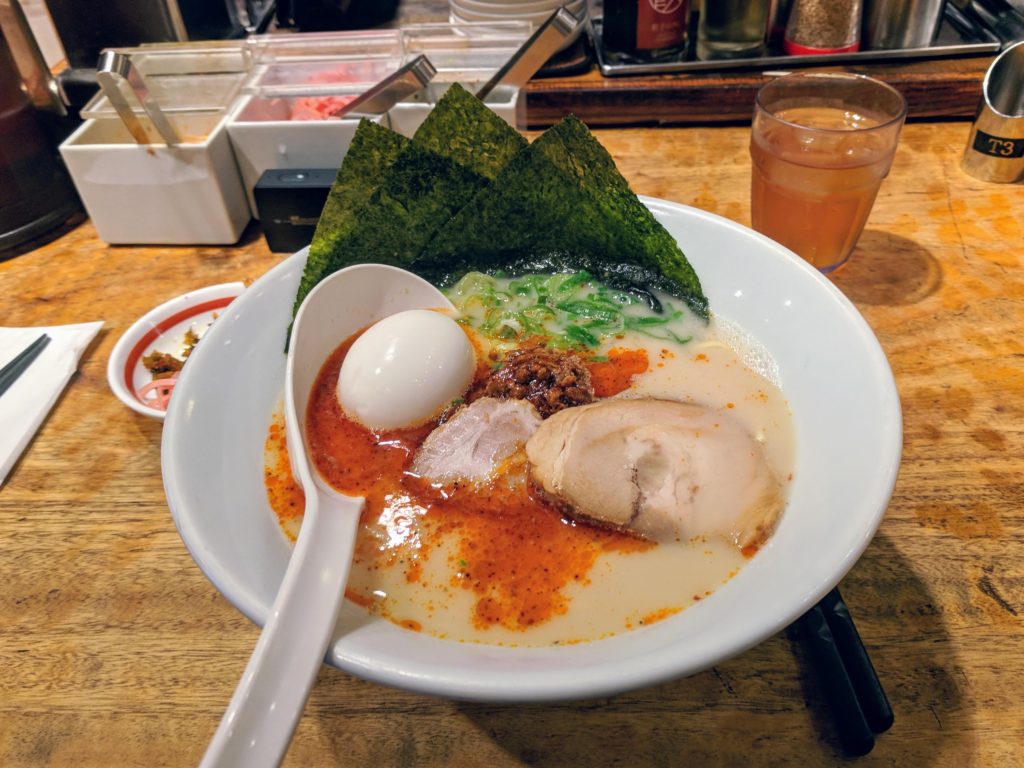 Ramen from Ippudo Kyoto