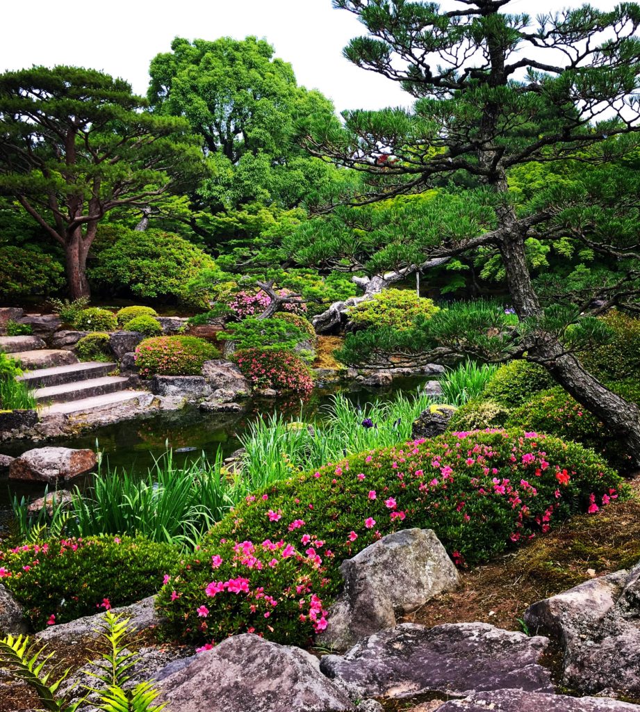 View of Yuushien Garden, Matsue, Shimane Prefecture [OC]