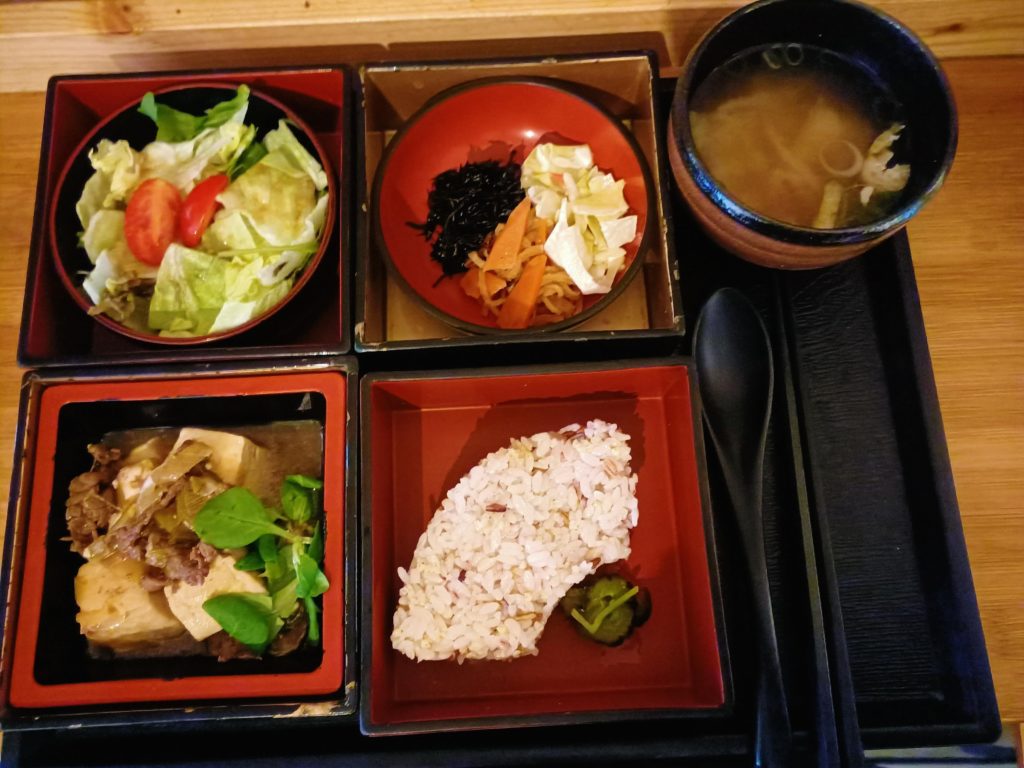 Niku dofu Bento from a Berlin restaurant