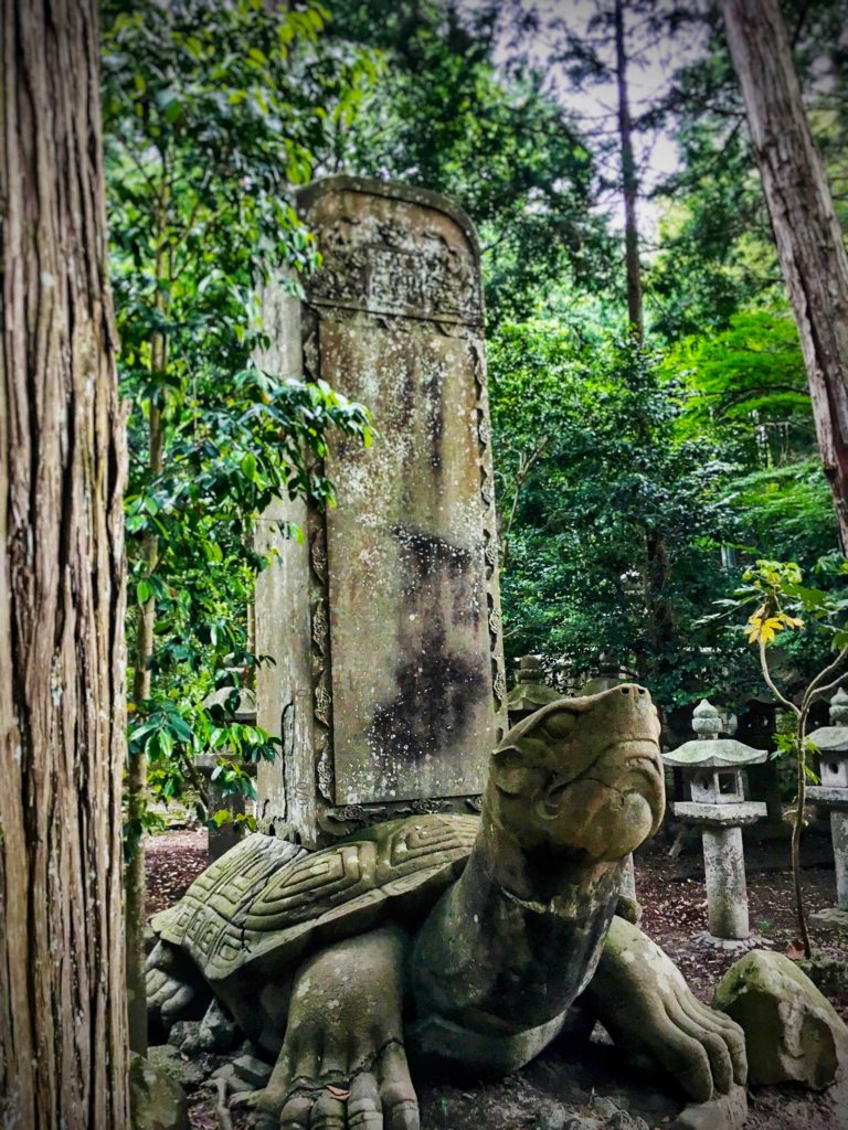 Giant Tortoise Statue at Gesshouji Temple, Matsue, Shimane Prefecture [OC]