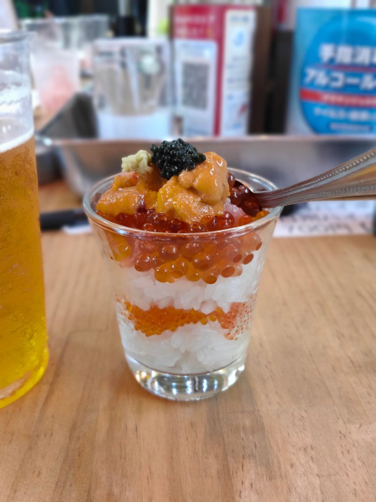 Sushi parfait.
