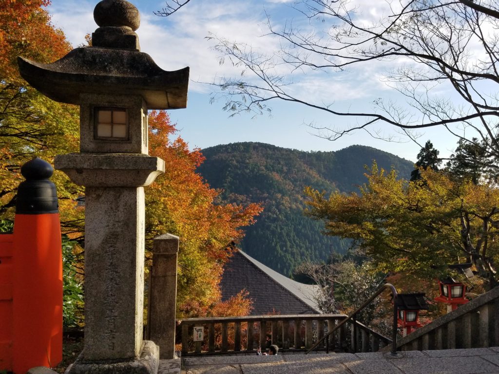 Kurama-dera Temple north of Kyoto, Fall 2017