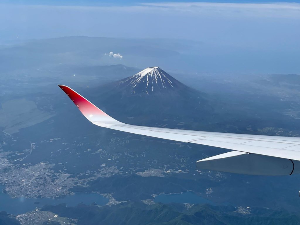 Mount Fuji (and a JAL airport wing) OC