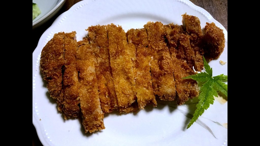 Today I made tonkatsu.