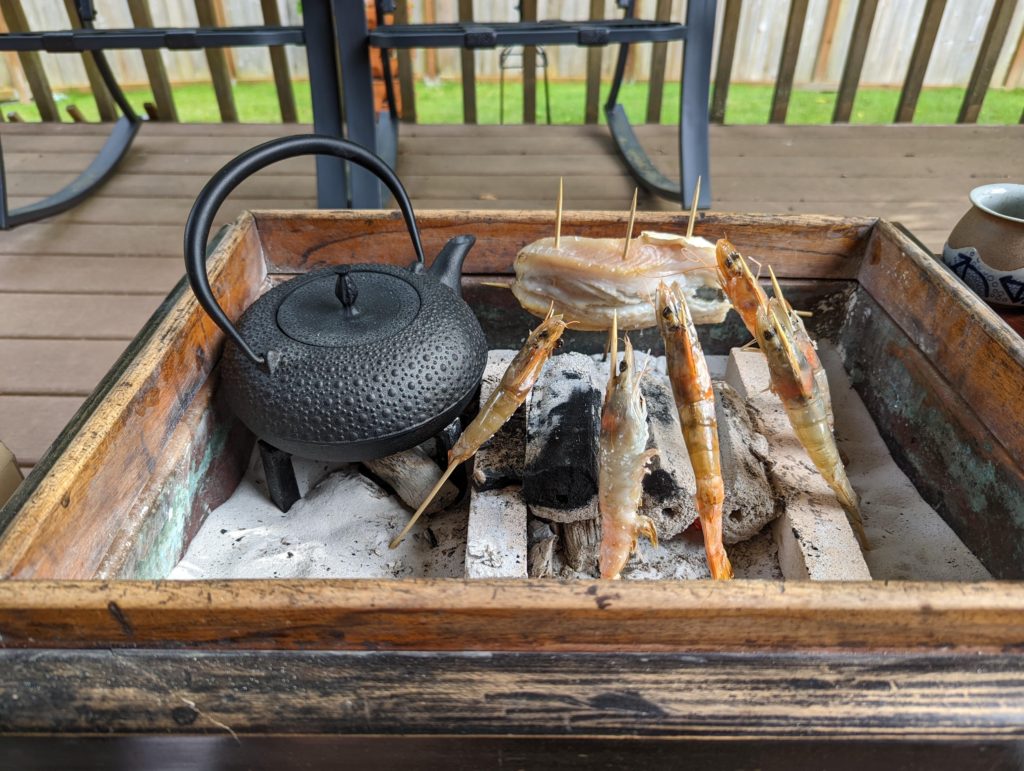 First try at robatayaki with my naga hibachi for July 4th