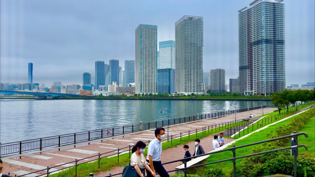 [JAPAN/TOKYO]Toyosu walking scenery[Shin-toyosu/Harumi Canal]