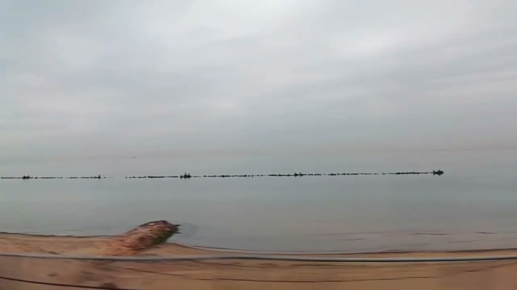 Rainy Season Train Ride to RINKU TOWER from Wakayama, Japan