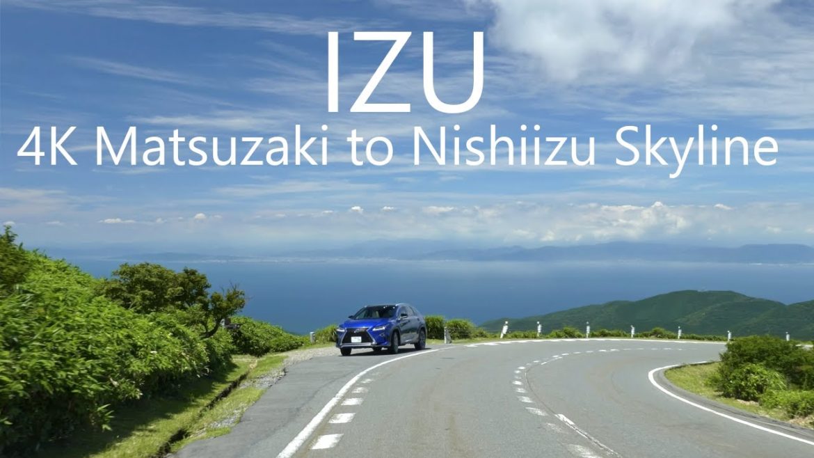 4K Izu Scenic Drive Matsuzaki Town to Nishiizu Skyline 50km/ 松崎→西伊豆スカイライン