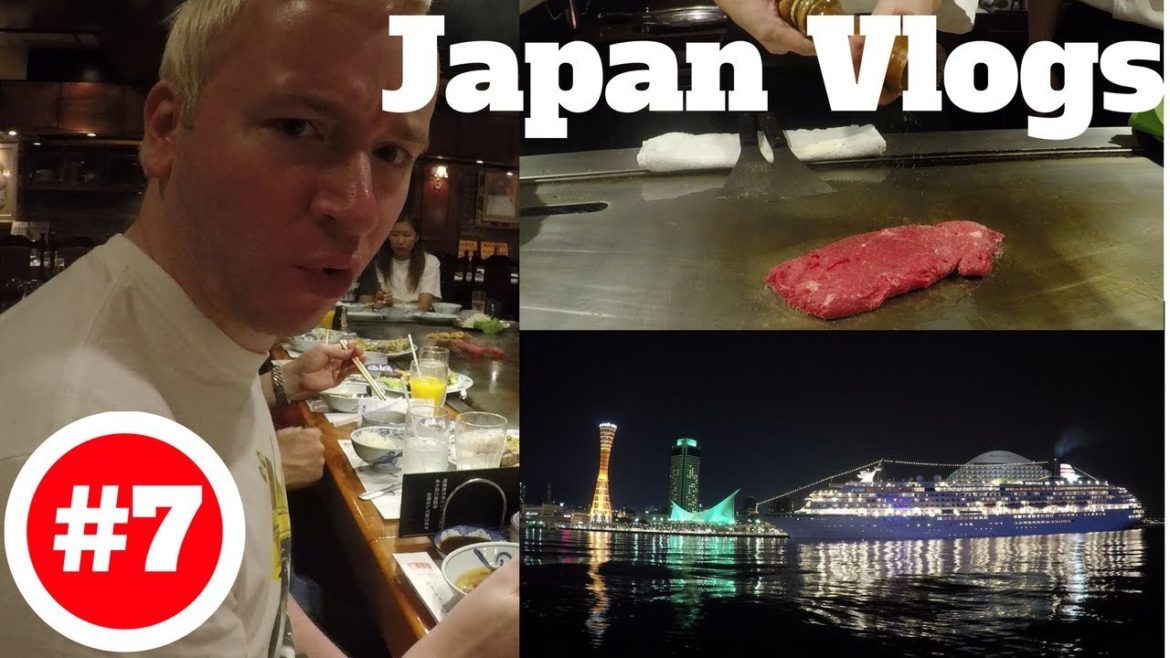 Japan Holiday 2017 Vlog #7 - Kobe, Kobe Beef, Steak Land, Mt Rokko Ropeway, Harborland