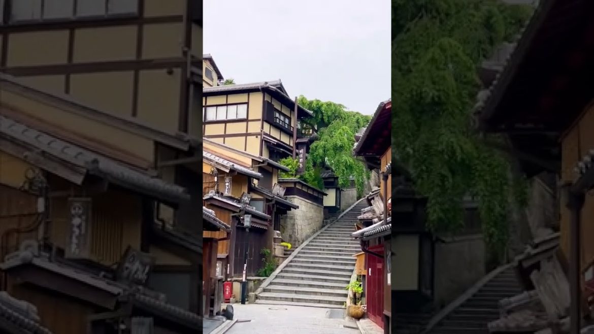 Kyoto without anyone! Sannen-zaka (traditional views) #Shorts