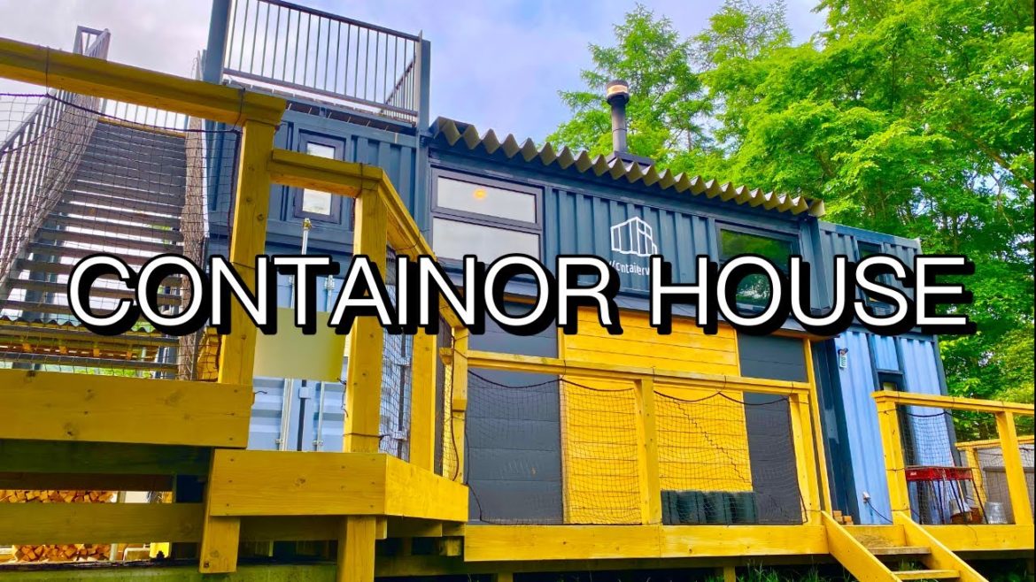 【$1000/1night】Containor House Airbnb Tour in YAMANAKA LAKE Japan🇯🇵 /Vacation Rental