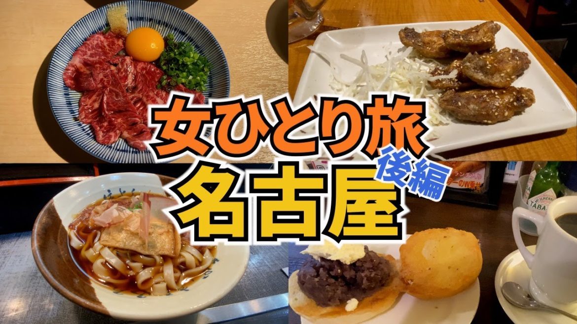 【名古屋ひとり旅Vlog3日目】ゴールデンウィーク真っ只中の名古屋旅行／名古屋モーニング／焼肉ランチ・手羽先／ユニークな喫茶店／名古屋グルメ／Nagoya Trip