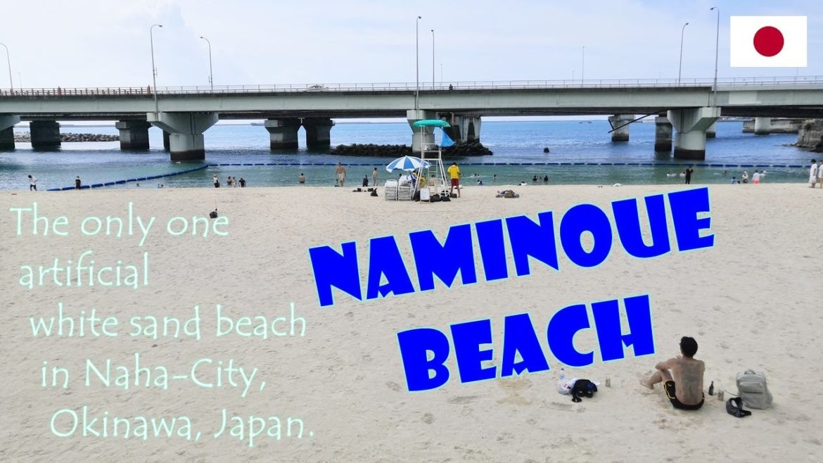 Naminoue Beach in Naha-city, Okinawa, Japan.