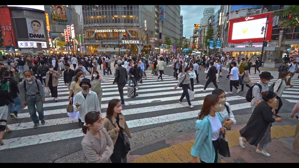 Day walk in Tokyo Shibuya - Takeshita, Yoyogi park, Shibuya station・5.7K HDR