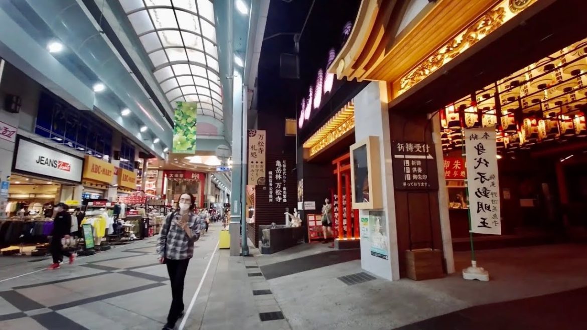 【4K 30p】名古屋の大須商店街と織田信長の父信秀の菩提寺・万松寺をお散歩【Oosu in Nagoya】