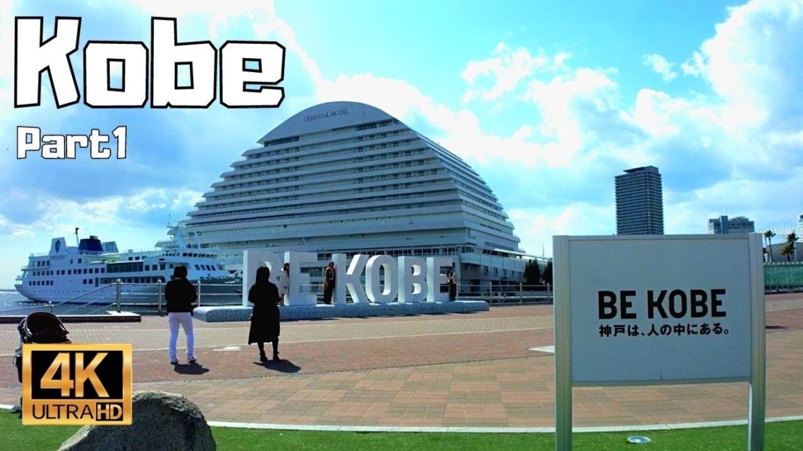 【4K Japan Walk】Port of Kobe - Hyogo. International port in west Japan.