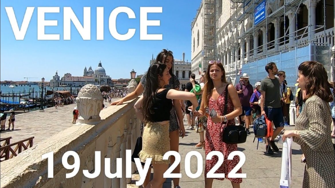 Venice Italy walking tour 19 July 2022. From Fondamenta Nove to Pizza San Marco