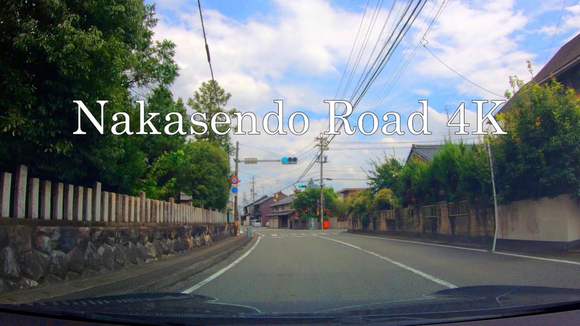 [4K] Drive in Japan - Oldest road(Nakasendo Road) Driving tour from Mieji-juku to Godo-juku