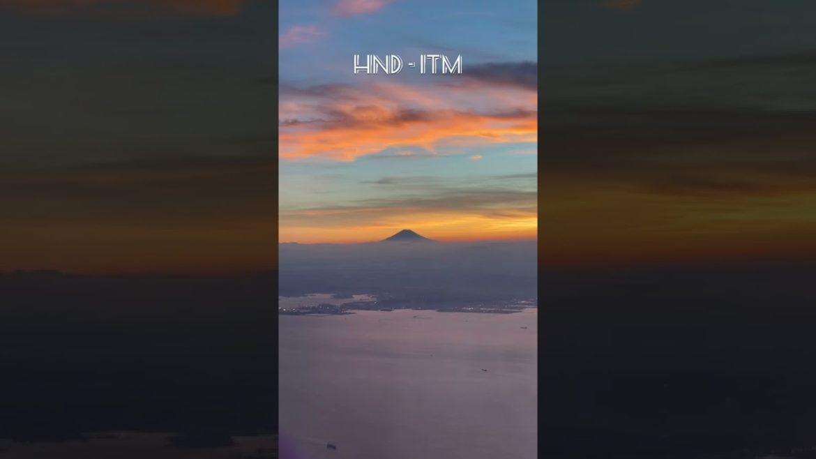 A flight with MtFuji view / 富士山の景色が美しかったフライト✈️