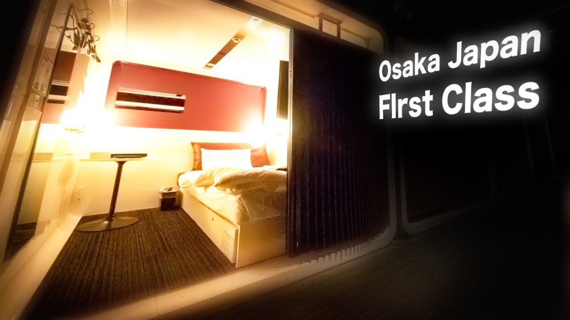 Amazing $24 Luxury FIRST CLASS Capsule Hotel😂 | Osaka Japan Amazing $24 Luxury FIRST CLASS Capsule Hotel😂 | Osaka Japan