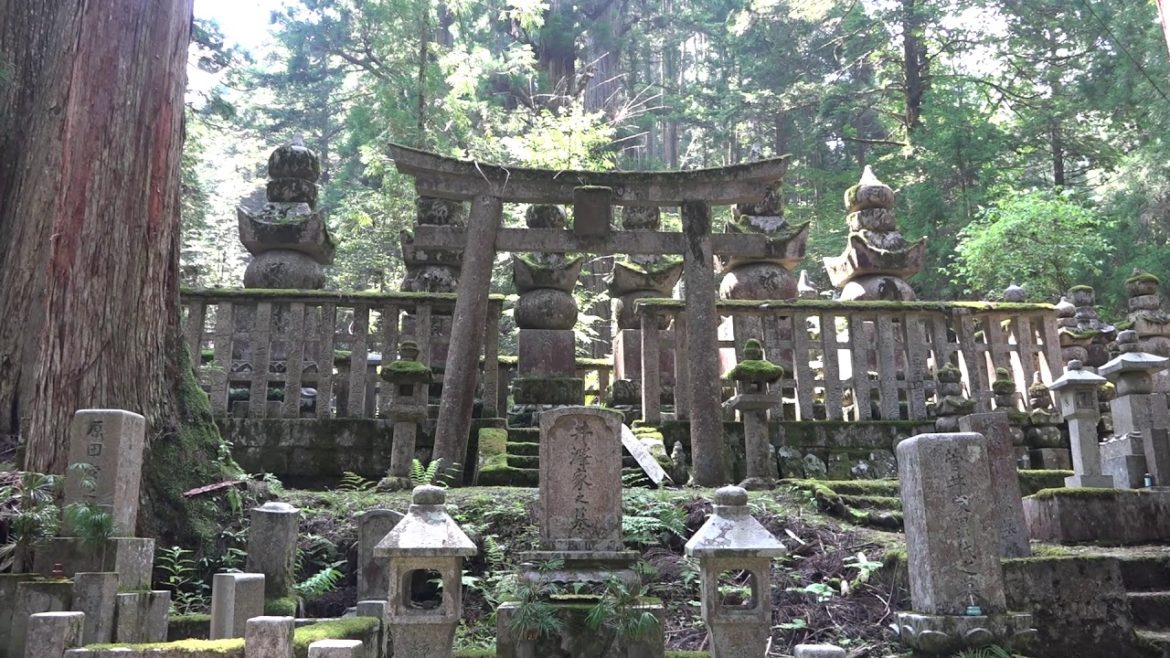 The Okunoin cemetery